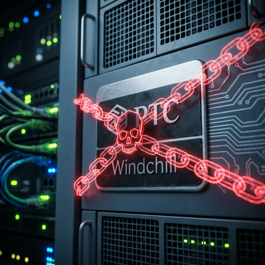 Графическое изображение атаки Clop на системы PTC Windchill